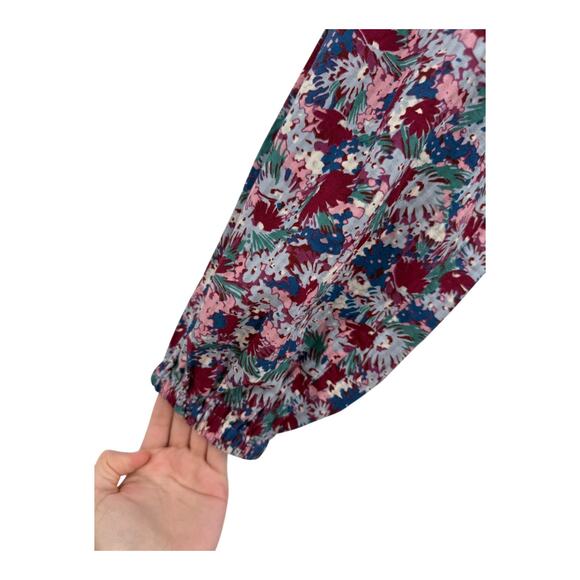 Madewell dress Amalia floral tiered minidress size 0 DEFECT - Picture 2 of 6